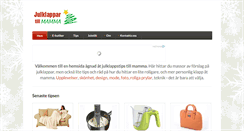 Desktop Screenshot of julklapptillmamma.com